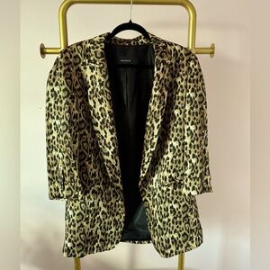 Animal print Zara blazer